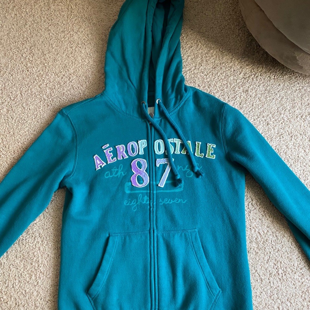 Lot of 2 Aero zip up sweatshirts